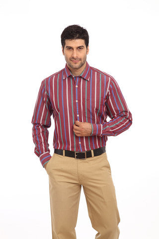 ColorPlus Red Men Shirt