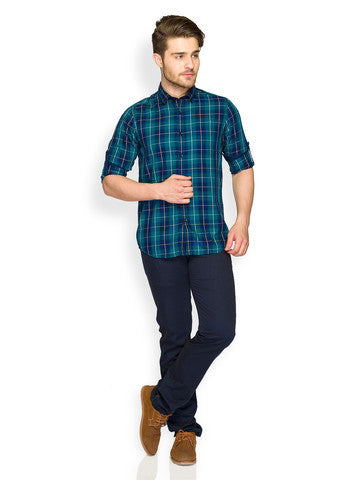ColorPlus Green Men Shirt