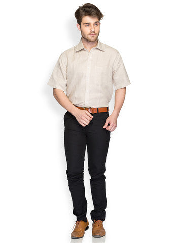 ColorPlus Beige Men Shirt