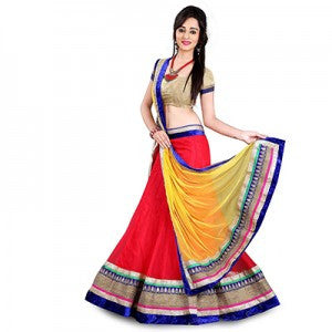 Red Yellow Lehenga