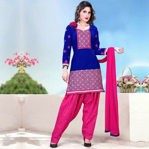 Blue Patiala Suit