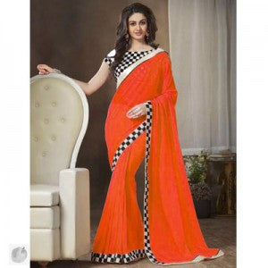 Orange Saree